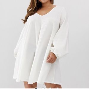 White swing dress
